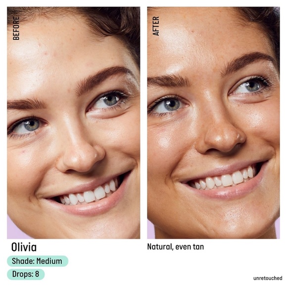 ‼️FREE‼️NEW‼️Isle of Paradise Medium Self Tanning Drops for Face & Body Sample - Picture 5 of 10